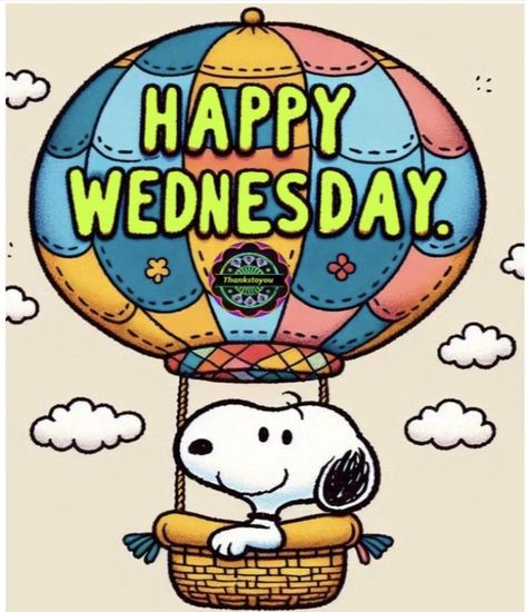 Wednesday Snoopy, Snoopy Calendar, Snoopy Sayings, Wednesday Blessings, Snoopy Collectibles, Calendar Art, Thinking Of You Quotes, Good Morning Greeting Cards, Snoopy Funny