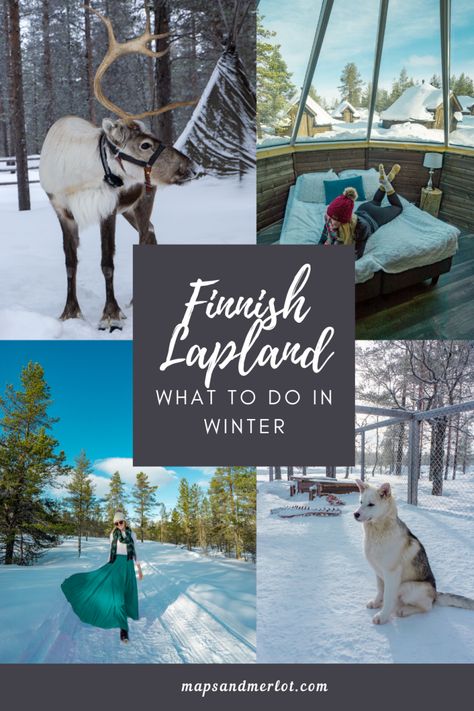 17 Best Things to Do in Finnish Lapland in Winter - Discover the magic of Finnish Lapland in winter! From chasing the Northern Lights to dog sledding through snowy forests, this guide covers all the must-do activities for a bucket-list winter escape for Finnish Lapland in winter. Lapland, Finland is a winter wonderland you won’t forget! #FinnishLapland #Lapland #NorthernLights #LaplandTravel #LaplandActivities Lapland Travel Guide, Finland Winter Travel, Finland In Winter, Visiting Finland, Finland Aesthetic, Finland Christmas, Finnish Flag, Rovaniemi Finland, Northern Lights Viewing