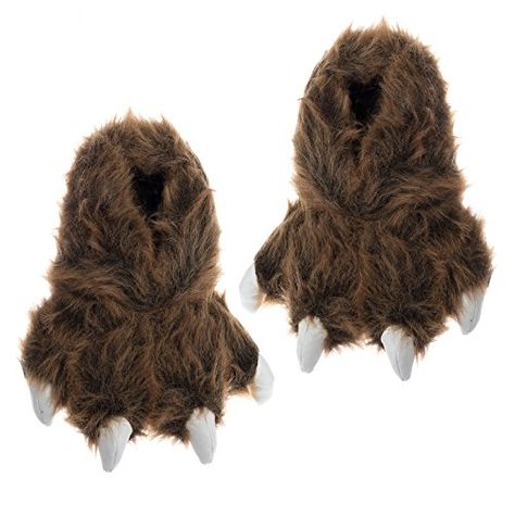 Wishpets Grizzly Bear Paw Slippers w/ White Claws (Brown, Large) Wishpets http://smile.amazon.com/dp/B00OSKMC54/ref=cm_sw_r_pi_dp_wjI3wb0G5B13Q Bear Paw Slippers, Claw Slippers, Bearpaw Slippers, White Claws, Feet Slippers, Paw Slippers, Christmas Slippers, Bear Slippers, Animal Slippers