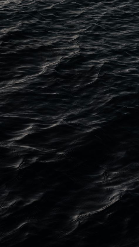 Sea Iphone Wallpaper, Dark Lockscreen, Dark And Lovely, Marble Wallpaper Phone, Limassol Cyprus, Black Ocean, Water Background, Ocean Photos, Black Texture