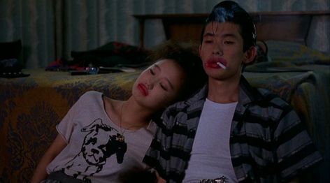 Cinematography Composition, Train Movie, Scenes From A Marriage, Jim Jarmusch, Mystery Train, 1980s Movies, Japanese Couple, French Movies, Romantic Films