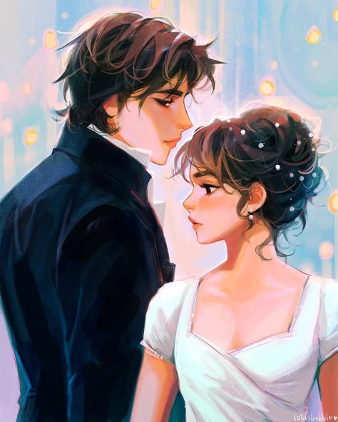 Lydia Elaine ✨ | Darcy & Lizzy 💘 from their dance scene! Pride & Prejudice is my fav movie ever and I love these two 🥲 Had so much fun using some vibrant… | Instagram Lydia Elaine, Mr Darcy And Elizabeth, Pride & Prejudice Movie, Darcy Pride And Prejudice, Darcy And Elizabeth, Lizzie Bennet, Pride And Prejudice 2005, Fav Movie, Becoming Jane