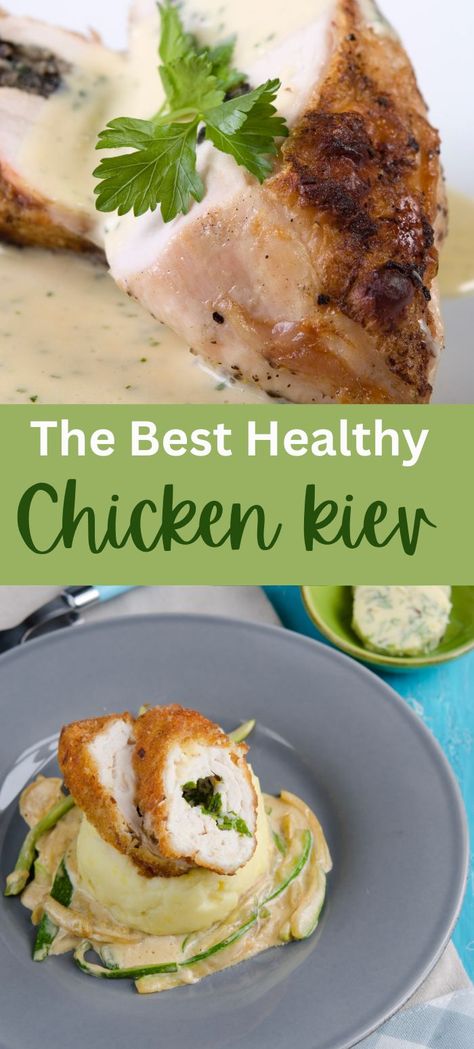 The Best Healthy Chicken Kiev Chicken Kiev Recipe, Herbed Butter, Comforting Dinner, Chicken Kiev, Protein Packed Meals, Dairy Free Diet, Hearty Stews, Healthy Bites, Trending Recipes