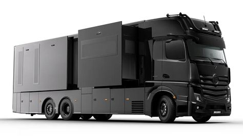 BRABUS BIG BOY 1200 Motorhome: A Masterpiece of Luxury on Wheels | EN.WHEELZ.ME Europe Castles, Fanfiction Ideas, Tiny House Camper, Luxury Motorhomes, Boom Truck, Tour Bus, Rv Ideas, Toy Hauler, Motor Home