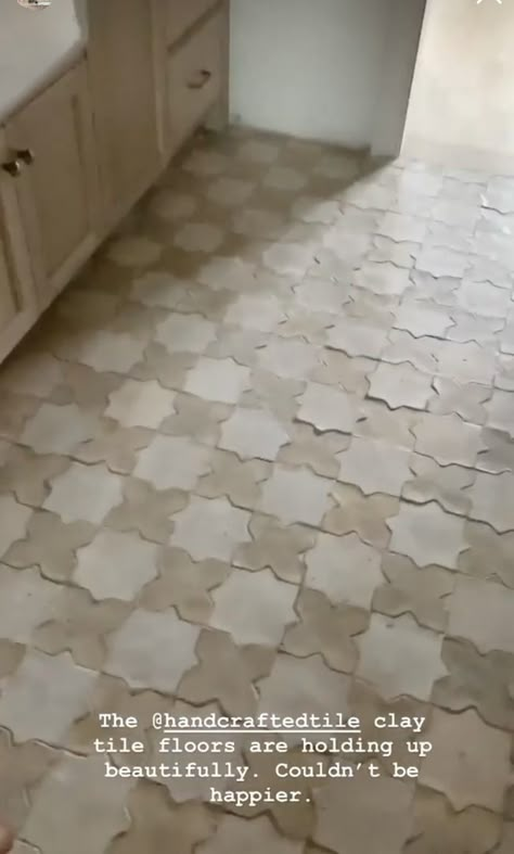 Tile In Laundry Room Floor, Tan Tile Floor, Southwest Laundry Room, French Country Kitchen Backsplash, Country Kitchen Backsplash, Clawfoot Tub Shower, Home Wet Bar, Laundry Room Flooring, Interior Tiles