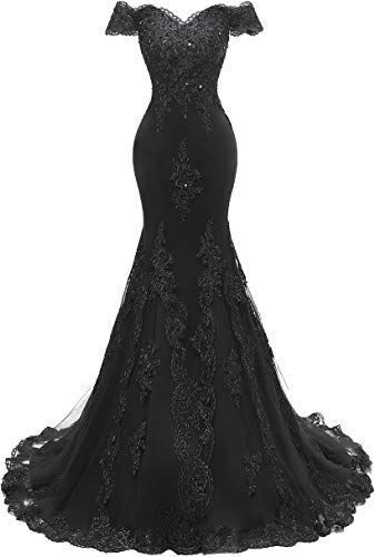 Lace Mermaid Prom Dress, Black Wedding Gowns, Wedding Dress Black, Beaded Evening Gowns, Mermaid Prom Dresses Lace, Lace Prom Dresses, Prom Dresses Long Mermaid, Lace Evening Gowns, 파티 드레스