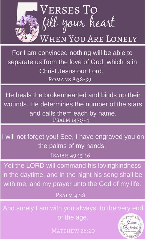 If you fear loneliness or feel its negative shadow looming over you, you're in the right place. Be encouraged by these 5 verses when you are lonely. Tuck these five verses into your heart #Lonely #Overcomer #Verses Lonely Bible Verses, Bible Templates, Bible Memorization, Christian Woman Encouragement, Bible Study Verses, Be Encouraged, Bible Devotions, Seeking God, Bible Encouragement