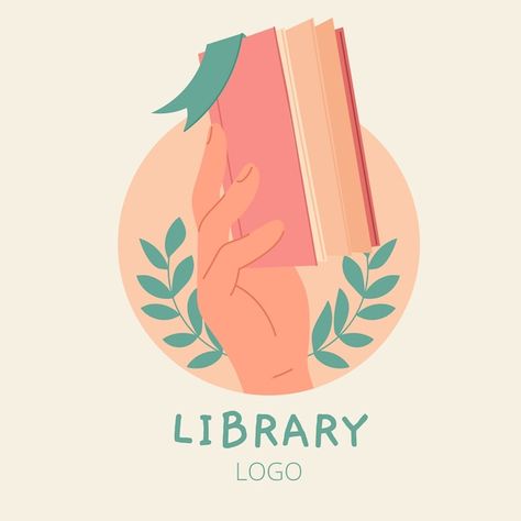 E Library Design, Writing Logo Design Ideas, Book Logo Design Ideas Graphics, Book Club Logo Ideas, Library Logo Design Ideas, Book Club Logo Design, Book Logo Ideas, E-learning Logo, Bookmark Logo