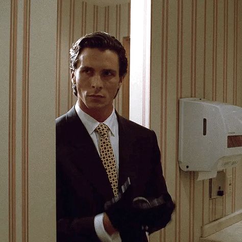 Christian Bale Gif, Happy Birthday Christian, Patrick Bateman, Angel Wallpaper, Cool Boy Image, Creative Profile Picture, Black Anime, Black Anime Characters, Christian Bale