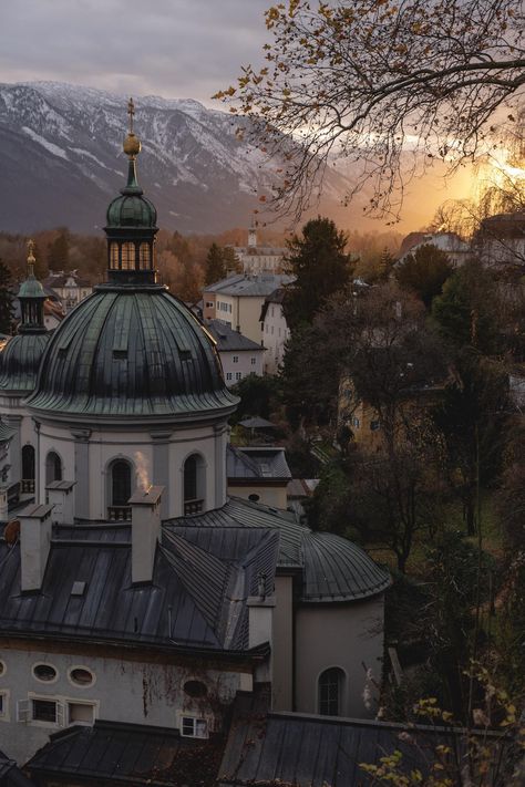 ITAP of the sunset while walking down from Fortress Hohensalzburg Fortress Hohensalzburg, Composition Photoshop, Camera Composition, Photography Course, Salzburg Austria, Editor Wallpaper, Altered Images, Background Editor, Background Photography