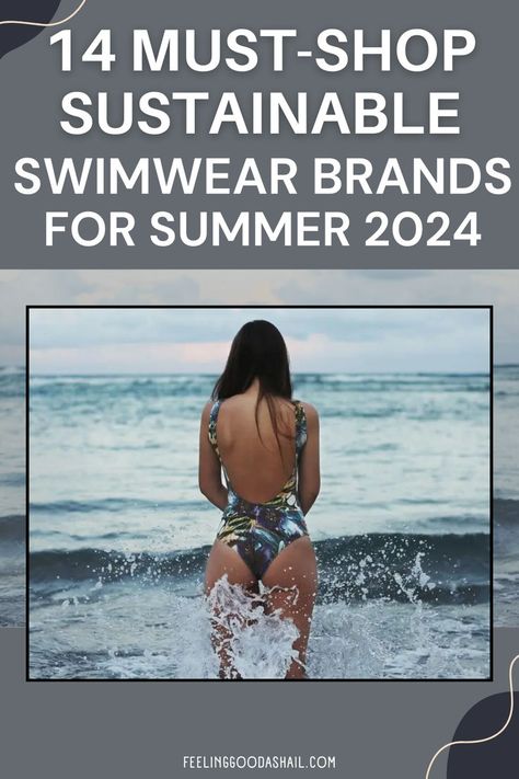 Make a splash in sustainable swimwear this summer '24! Discover 14 eco-conscious brands redefining the swimwear industry with their commitment to sustainability. Dive into our curated list and find your perfect swimsuit while supporting ethical fashion Perfect Swimsuit, Sustainable Swimwear, Shopping Advice, Swimwear Brands, Style Advice, Eco Conscious, Ethical Fashion, Fashion Advice, Summer 2024