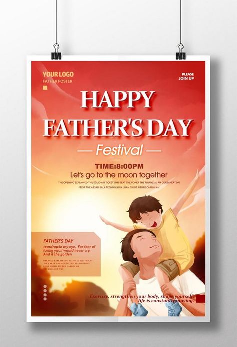 Fathers Day Poster, Thai Fashion, Pride Day, Cartoon Posters, Money Sign, Powerpoint Word, Psd Free Download, Father And Son, Free Psd