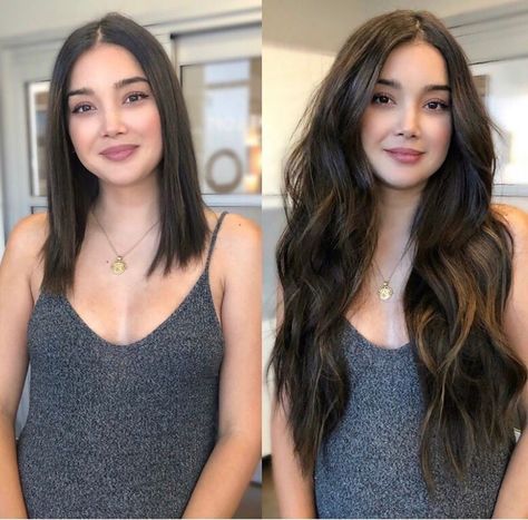 BELLAMI Hair Professional on Instagram: “Does your hair go off like this though?? 😍 @mykaflora wears 22" #BELLAMIhairpro I-Tip extensions in #2 Dark Brown, #1C Mochachino Brown,…” Dark Brown Hair Extensions, Bellami Hair Extensions, Fall Maternity Outfits, Brown Hair Extensions, Undercut Long Hair, Hair Extentions, Clip In Extensions, Go Off, Ombre Balayage