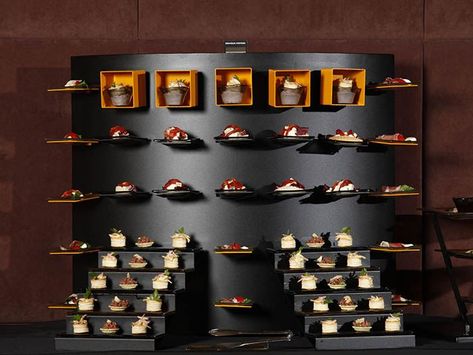 Buffet Systems for Coffee breaks, Breakfast buffet and Brunch buffet Buffet Theme, Party Buffet Table, Buffet Presentation, Catering Food Displays, Buffet Table Decor, Gourmet Appetizers, Best Buffet, Outside Catering, Catering Buffet