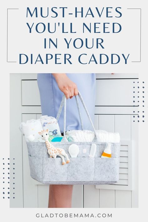 What To Put In A Diaper Caddy: The Ultimate Guide | Glad To Be Mama Diaper Caddy Cart, Diaper Changing Station Organization, Diaper Station, Car Caddy, Diaper Storage, Organization Cart, Diaper Changing Station, Diaper Organization, Cart Ideas