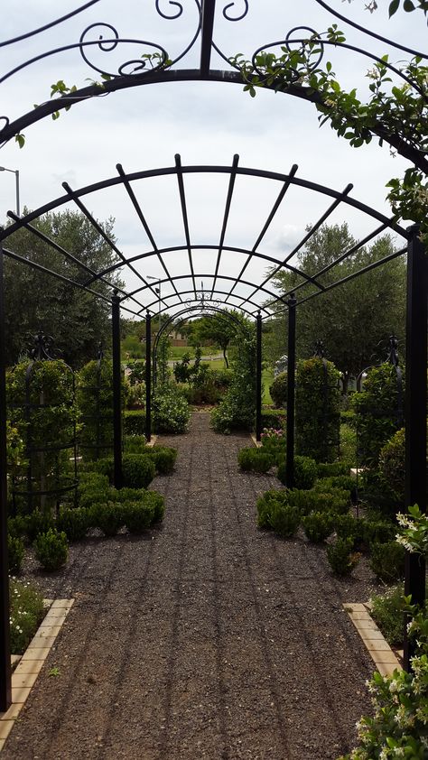 Wrought Iron Pergola, Contemporary Tuscan, Creeper Plants, Tuscan Exterior, Entrance Courtyard, Iron Pergola, Pool Gazebo, Balustrade Design, Creepers Plants