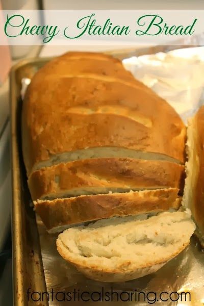 Fantastical Sharing of Recipes: Chewy Italian Bread Artesian Bread, Bread Italian, Italian Bread Recipes, Bread Tags, Recipe Bread, Chewy Bread, A Loaf Of Bread, Italian Recipe, Loaf Of Bread