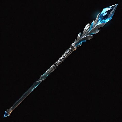 Mage Staff Concept Art, Dragon Staff Fantasy Art, Magic Wand Fantasy Art, Moon Staff Fantasy Art, Dark Staff Magic, Fantasy Magic Staff, Wizard Staff Design, Magic Scepter, Sceptre Royal