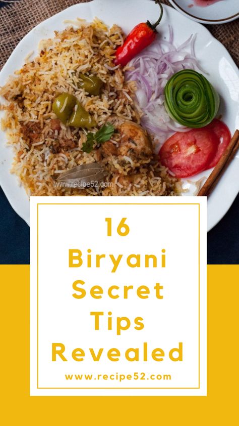 Easy Biryani, Beef Biryani, Chicken Pulao, Biryani Rice, Indian Rice Recipes, Breakfast Crepes, Chicken Biryani Recipe, Dum Biryani, Indian Rice