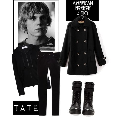 Tate Langdon Outfit, Tate Langdon Costume, American Horror Story Costumes, American Horror Stories, Tate And Violet, Horror Halloween Costumes, Tate Langdon, Elegant Halloween, Halloween Men