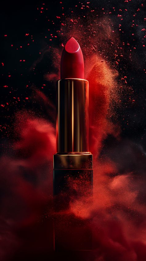 Explosion of Elegance: Luxurious Red Lipstick Unveiled Red Lipstick Swatches, Luxury Lipstick, Lipstick Designs, First Youtube Video Ideas, Lipstick Art, House Of Beauty, Lipstick Swatches, Pink Lipstick, Makeup Photography