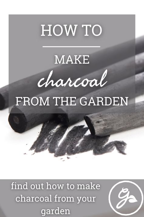 Charcoal Uses, Vine Charcoal, Gardening Diy, Charcoal Art, Diy Garden, Grape Vines, The Garden, Art Supplies, Make Your Own