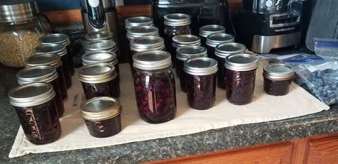 Blueberry Butter Recipe, Marionberry Jam, Butterball Recipe, Blueberry Butter, Ball Canning, Enamel Dutch Oven, Blueberry Pie Filling, Blueberry Syrup, Blueberry Juice