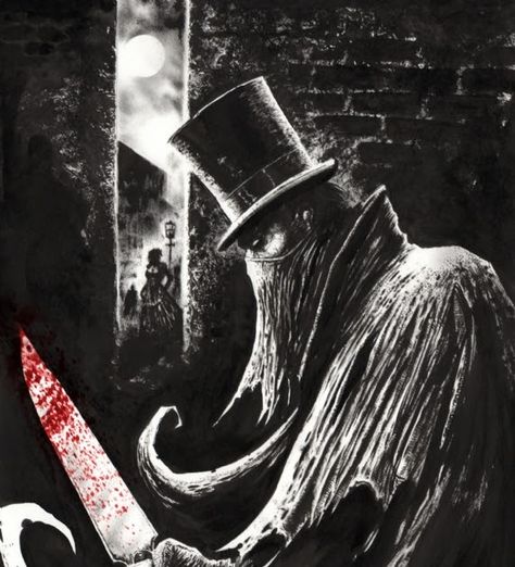 JACK THE RIPPER TRIES ONLINE DATING - Comic Book and Movie Reviews Sherlock Artwork, Jack Ripper, Jack The Ripper, Wall Writing, Sci Fi Horror, Like Animals, Movie Reviews, Victorian Gothic, Character Costumes