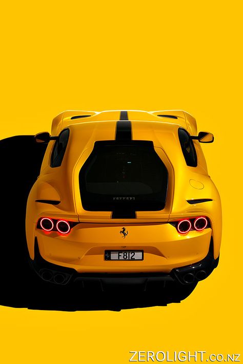 2018 Ferrari 812 Superfast on Behance Ferrari 812 Superfast, F12 Tdf, New Sports Cars, Yellow Car, Car Artwork, Ferrari Car, Car Illustration, Best Luxury Cars, Super Luxury Cars