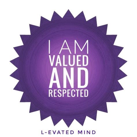 Daily Affirmation: I am valued and respected Valued And Respected, I Am Respected Affirmation, I Am Respected, I Am Valued, Family Manifestation, I Am Worthy Of Love, Positivity Project, Personal Affirmations, Business Affirmations