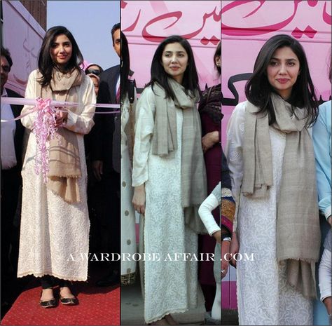 Whites and Neutrals <3 #Oversized scarves Mahira Khan Dresses, Modest Casual Outfits, Desi Wear, Mahira Khan, Casual Indian Fashion, Salwar Kamiz, Kurta Dress, Simple Pakistani Dresses, Indian Designer Outfits