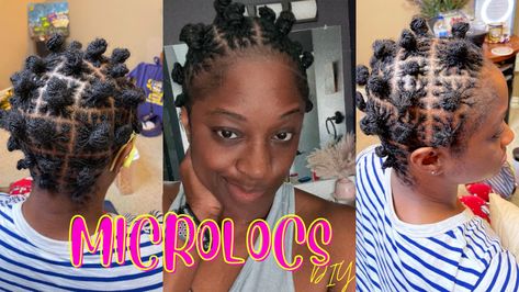 Microlocs Diy Micro Locs Starter, Diy Micro Locs, Loc Installation, Microlocs Starter, Starter Microlocs, Micro Locs, Wine Down, Clothing Haul, 4c Hair