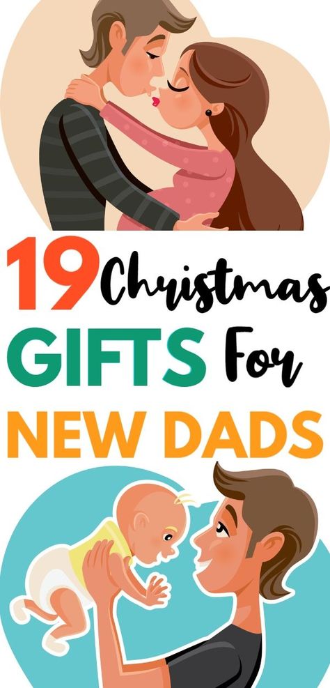 Gift ideas for dads! From Christmas gift ideas for new dads or finding the perfect present for dad-to-be, this list has amazing ideas for gifts that he will actually WANT and LOVE. Christmas gifts for dads or soon-to-be dads! Dads First Christmas, Gifts For Expecting Dads, Christmas Presents For Dad, Pregnant Baby, Mom Dad Baby, Gifts For Dads, Parents Christmas, Diy Gifts For Dad, Toddler Christmas Gifts