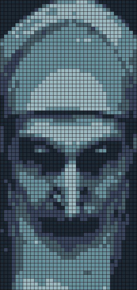 Scary Pixel Art Grid, Venom Alpha Pattern, Horror Movie Pixel Art Grid, Ghost Face Alpha Pattern, Halloween Pixel Art Pattern, Beetlejuice Pixel Art, Horror Alpha Pattern, Horror Pixel Art Grid, Pixel Art Creepy