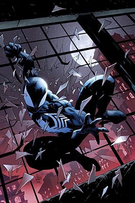 #Amazing #Black #Suit #Spider #Man #Fan #Art. (Amazing Spider-Man: Renew Your Vows. "Calling a Family Meeting" Vol.1 #3 Cover) By: Adam Kubert & Justin Ponsor. ÅWESOMENESS!!!™ ÅÅÅ+ Adam Kubert, Sara Pichelli, Spiderman Comic Art, Symbiote Spiderman, Comics Anime, Black Spiderman, Spiderman Artwork, Spiderman Pictures, Marvel Spiderman Art