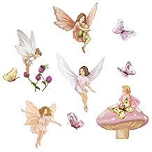 Woodland Fairy Bedroom, Daycare Wall Decor, Nursery Daycare, Butterflies Stickers, Decorate My Room, Faerie Aesthetic, Baby Wall Stickers, Fairy Bedroom, Removable Wall Art