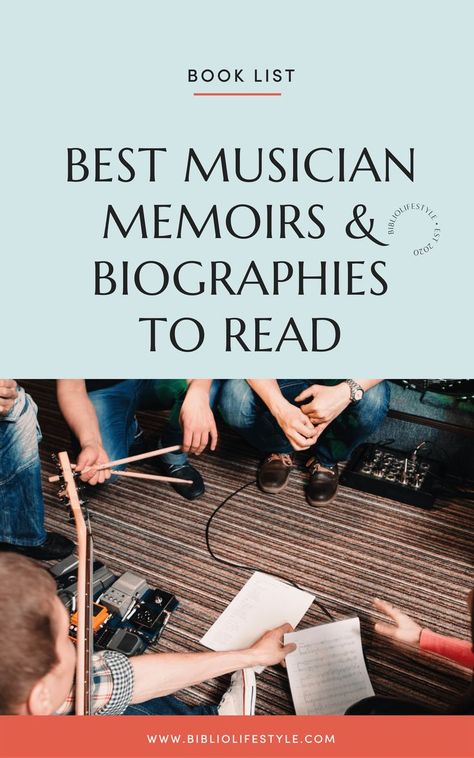 There's no better way to get an insider's view into the life of your favorite musician than by reading their memoir or biography. From their rise to fame to salacious gossip, band drama, and the overall lifestyle, these books have it all! Plus, what's better than jamming out to some of your favorite music while you read? Books On Music, Books For Musicians, Biographies To Read, Best Autobiographies, Best Biographies, Feel Good Books, Biography Books, Essay Writer, Music Books