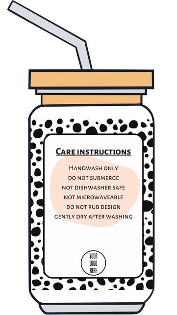 Sophia Lilia Designs on Instagram: "How to edit our Dalmatian can glass care card using Canva . . . . . #libbeyglass #libbey #etsyseller #libbeyglassware #etsyshop #canglasscup #shopsmall #cricut #barware #glasscan #cricutcutfiles #cricutmaker #careinstructions #smallbusiness #canglass #glassware #etsyshop #canglasswrap #canva #coffeeglass #canvatemplates #beercanglass #cricutcreations #glassstraw #teckwrapcraft #dalmationprint #cricutcrafting #cricutprintandcut #retro #customtumblers" Sublimation Glass Tumbler Ideas, Cricut Material, Cricut Print And Cut, Circuit Ideas, Craft Market, Using Canva, Business Packaging, Cup Ideas, Cricut Designs