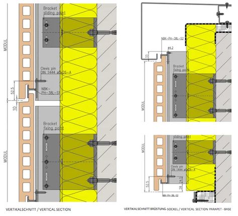 How to Detail a Radical, Rainbow-Colored Terracotta Façade - Architizer Journal Stairs Floor Plan, Ceramic Facade, Terracotta Facade, Entrance Gate Design, Facade System, Facade Engineering, Construction Details Architecture, Facade Detail, Library Project