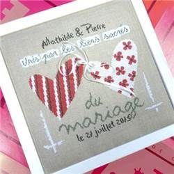 Unis par les liens sacrés du mariage - Lilipoints Le Point, Drink Sleeves, Cross Stitch, Lily, Novelty Sign, Boutique