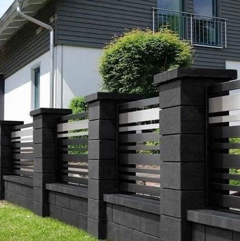 Boundary Wall Design Ideas, Boundary Wall Design, Fence Wall Design, Compound Wall Design, Gate Wall Design, Wall Design Ideas, Fence Gate Design, Boundary Wall, Front Wall Design