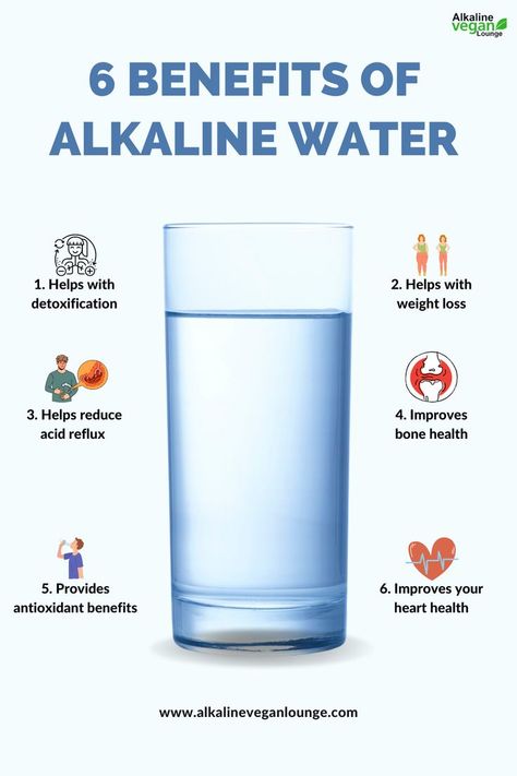 Benefits of Alkaline Water Benefits Of Alkaline Water, Dr Sebi Alkaline Food, Alkaline Water Benefits, Healing Water, Ph Water, Benefits Of Drinking Water, Water Challenge, Drinking Hot Water, Water Benefits