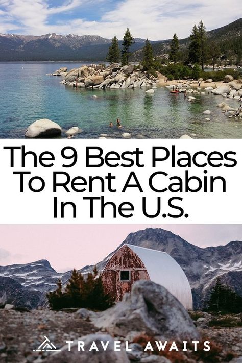 Vacations In The Us, Best Places To Vacation, Cabin Vacation, Places To Rent, Outdoor Vacation, Dream Vacations Destinations, Mountain Vacations, A Cabin, Destination Voyage