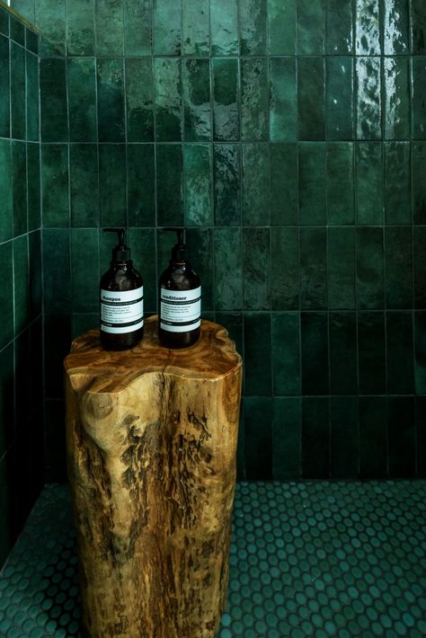 dark green bathroom makeover ideas dark green bathroom nature-inspired ideas dark green bathroom organization ideas dark green bathroom plants ideas dark green bathroom relaxation ideas bathroom ideas with dark green vanity dark green bathroom ideas with gold white and dark green bathroom ideas french country dark green bathroom ideas dark green bathroom ideas shower curtain dark green bathroom lighting ideas Emerald Green Bathrooms Ideas, Green Glazed Tile Bathroom, Green Tile Green Grout, Green Titles In Bathroom, Green Copper Bathroom, Emerald Tile Bathroom, Green Bathroom Ideas Emerald, Dark Green Floor Tile, Emerald Green Bathroom Tiles