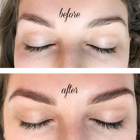 BEFORE & AFTER TINTED BROWS & LASHES FEAT. WAXING THE CITY | A Classy Fashionista || Style & Beauty Blog Tinted Brows, Eyebrow Makeup Products, Eyeliner Techniques, Lash And Brow Tint, Eyelash Tinting, Lash Tint, Henna Brows, Eyebrows On Fleek, Waxed Eyebrows