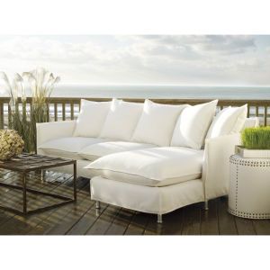 US102-Series Agave Outdoor Slipcovered Sectional Series at Lee Industries Lee Industries Sofa, Outdoor Sectional Seating, Exotic Homes, Sectional Chaise, Lee Industries, Sectional Slipcover, Bungalow Style, Upholstered Ottoman, Outdoor Sectional