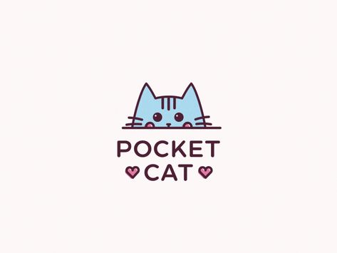 Pocket Cat Animated logo by Víctor Villamarín Cat Animated, Logo Motion, Motion Graphics Logo, Pocket Cat, Animated Logo, Motion Graphics Inspiration, Logo Animation, Cat Logo, Graphics Inspiration