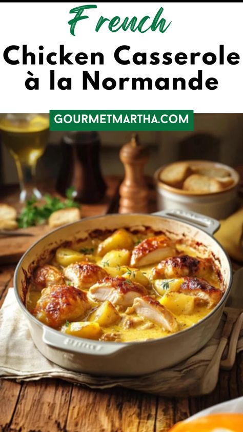 Indulge in a warm, rustic dish with tender chicken, creamy sauce, and a delightful touch of Normandy charm. Perfect for savoring on a chilly evening.
Click for step-by-step instructions
#FrenchChickenCasserole #ComfortFoodRecipe #ChickenDinnerIdeas #RusticCooking #EasyFrenchRecipes #CozyMeals #OnePotDinners #DinnerInspiration #CreamyChickenDish #NormandyStyleCooking Chicken Cassrole, French Chicken Casserole, Apple Chicken Recipes, Chicken Normandy, Creamy Chicken Dish, French Chicken, Easy French Recipes, Apple Orchards, One Pot Dinners