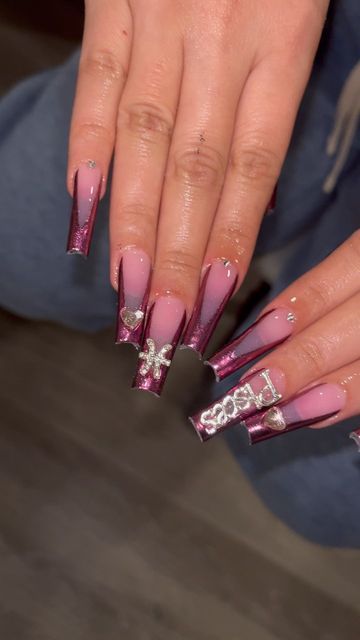 Pisces Aesthetic Nails, Pisces Nail Art, Pisces Nails Designs, Pisces Nails, Pisces Szn, Poppin Nails, 25th Bday, Birthday Nail Designs, Birthday Nail