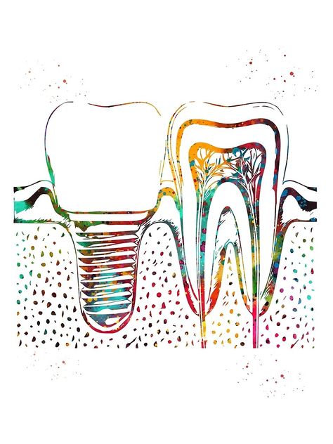 Dental Wall Art, Dental Wallpaper, Dentist Art, Dental Videos, Teeth Art, Dental Anatomy, Dental Office Decor, Handmade Poster, Human Teeth